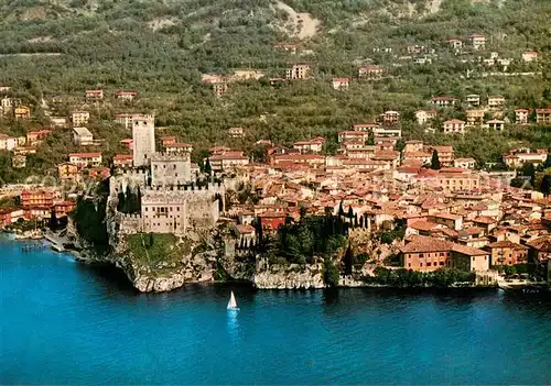AK / Ansichtskarte Malcesine_Lago_di_Garda Fliegeraufnahme Malcesine_Lago_di_Garda