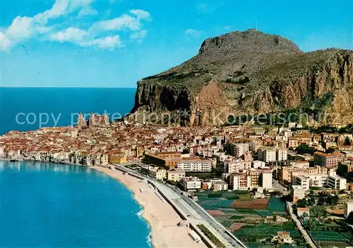 AK / Ansichtskarte Cefalu Fliegeraufnahme Cefalu