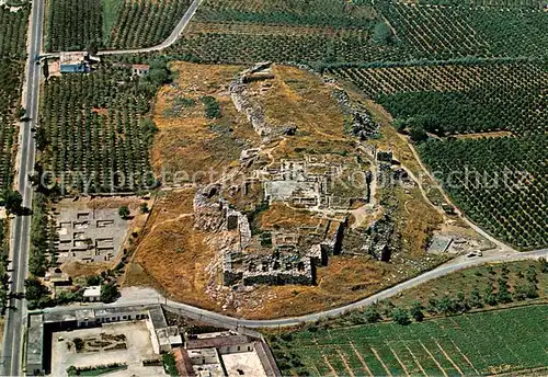 AK / Ansichtskarte Tiryns_Peloppones Mykenische Akropolis Fliegeraufnahme Tiryns Peloppones