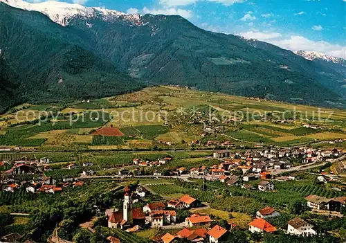 AK / Ansichtskarte Naturns Fliegeraufnahme mit Kompatsch Naturns