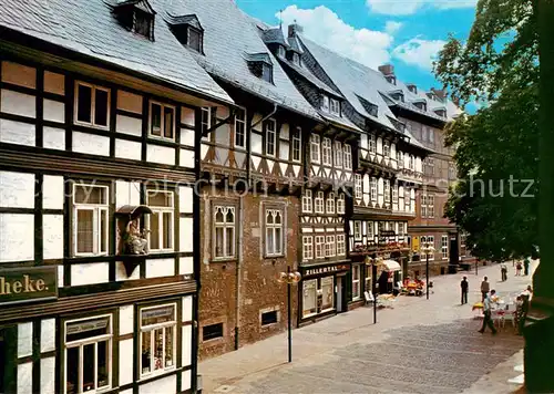 AK / Ansichtskarte Goslar Ratscafe Fachwerkhaeuser Altstadt Goslar