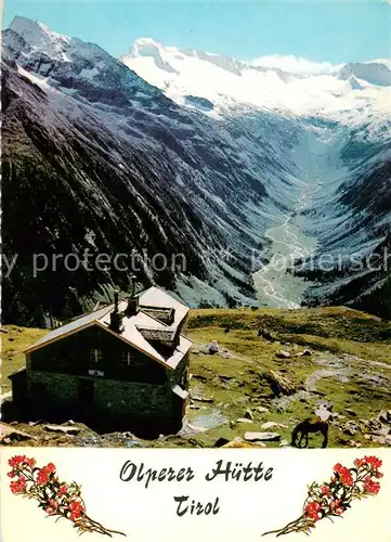 AK / Ansichtskarte Schwaz_Tirol Olperer Huette Blick gegen Schlegeistal Zillertaler Alpen Schwaz Tirol