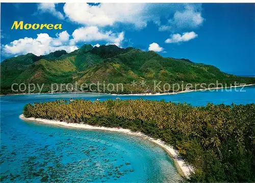 AK / Ansichtskarte Moorea_Polynesien Le Motu Fareone face au Village du Club Mediterranee Moorea Polynesien