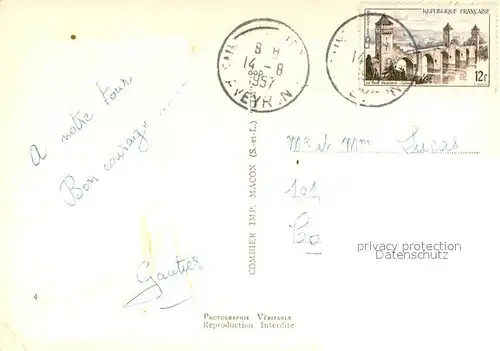 AK / Ansichtskarte Saint Laurent d_Olt Vue panoramique Viaduc Pont vue aerienne Saint Laurent d_Olt