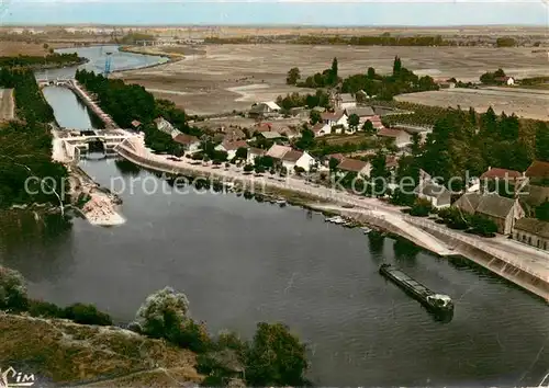 AK / Ansichtskarte Lechatelet Quai de la Saone vue aerienne Lechatelet