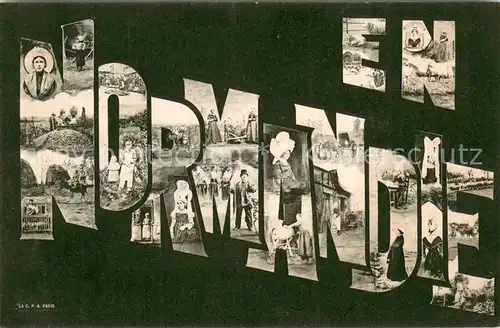 AK / Ansichtskarte Normandie_Region Souvenir de la region Normandie Region