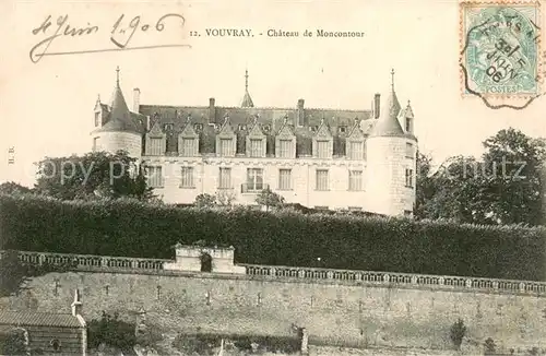 AK / Ansichtskarte Vouvray_Indre et Loire Chateau de Moncontour Vouvray Indre et Loire