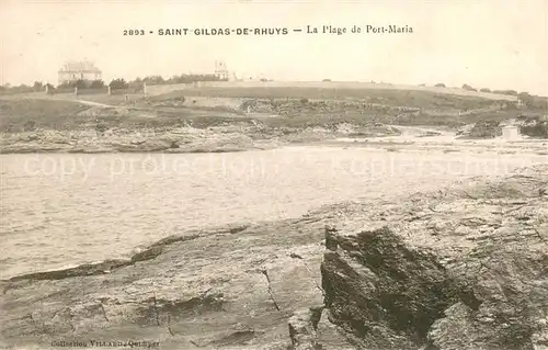 AK / Ansichtskarte Saint Gildas de Rhuys Plage de Port Maria Saint Gildas de Rhuys