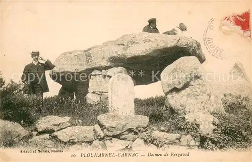 AK / Ansichtskarte Carnac_Morbihan Dolmen de Kergavad Carnac Morbihan