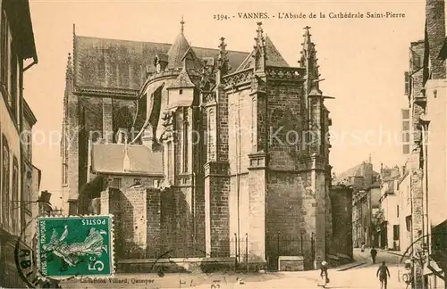 AK / Ansichtskarte Vannes_56 L Abside de la Cathedrale Saint Pierre 