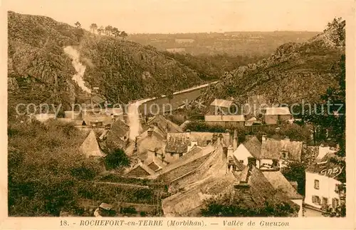 AK / Ansichtskarte Rochefort en Terre Vue panoramique Vallee de Gueuzon Rochefort en Terre