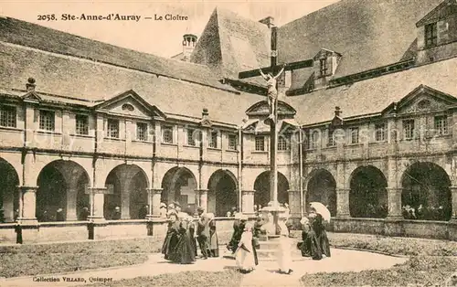 AK / Ansichtskarte Sainte Anne d_Auray Le cloitre Sainte Anne d Auray