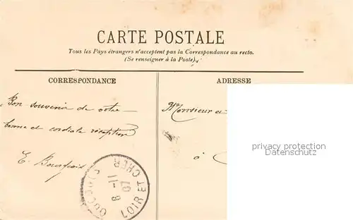 AK / Ansichtskarte Orleans_Loiret Statue de Jeanne d Arc et perspective du pont sur la Loire Orleans_Loiret