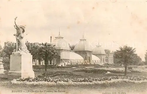 AK / Ansichtskarte Rennes_35 Jardin des Plantes les Serres Monument 