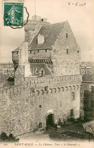 AK / Ansichtskarte Saint Malo_35 Chateau Tour  la Generale  