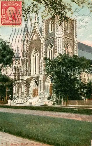 AK / Ansichtskarte New_Haven_Connecticut St. Mary s Rom. Cath. Church 