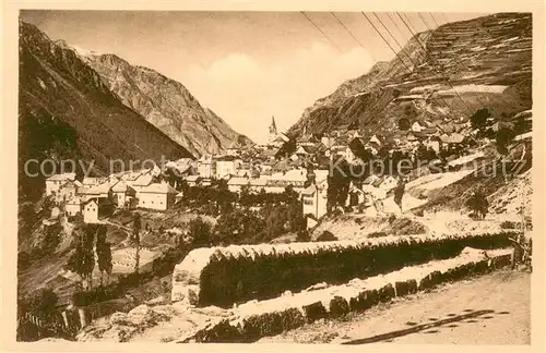 AK / Ansichtskarte La_Grave Vue panoramique du village Route des Alpes La_Grave