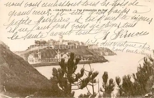 AK / Ansichtskarte Granville_Manche Vue d ensemble du roc Granville_Manche