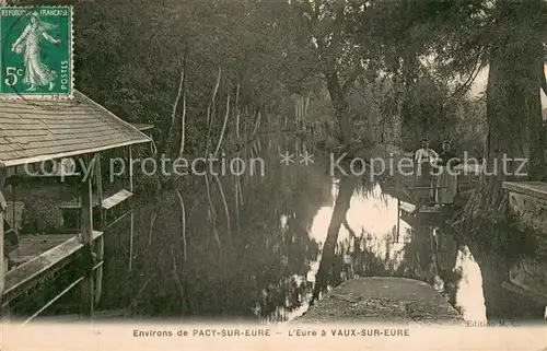 AK / Ansichtskarte Vaux sur Eure Vue sur l Eure Vaux sur Eure