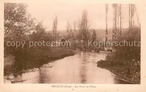 AK / Ansichtskarte Menilles Les bords de l Eure Menilles