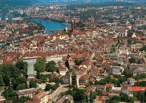 AK / Ansichtskarte Basel_BS Fliegeraufnahme Basel_BS