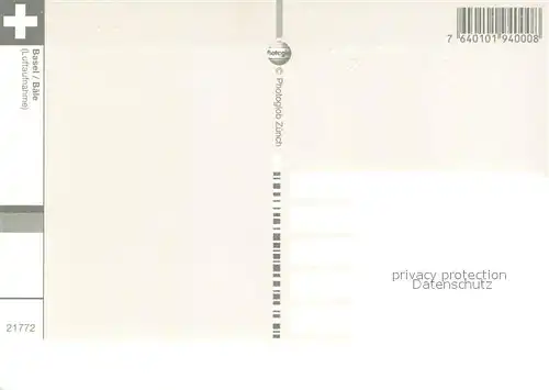 AK / Ansichtskarte Basel_BS Fliegeraufnahme Basel_BS