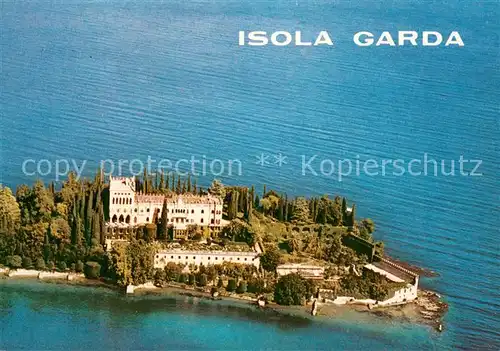 AK / Ansichtskarte Isola_Garda Fliegeraufnahme Gardasee Isola_Garda