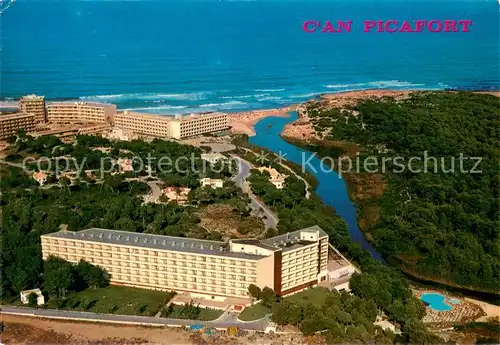 AK / Ansichtskarte Can_Picafort_Mallorca Fliegeraufnahme Can_Picafort_Mallorca