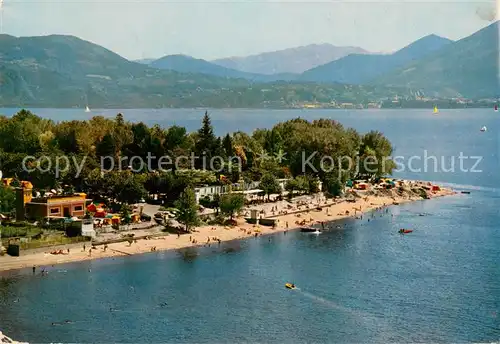 AK / Ansichtskarte Cannero_Riviera_Lago_Maggiore Fliegeraufnahme Cannero_Riviera