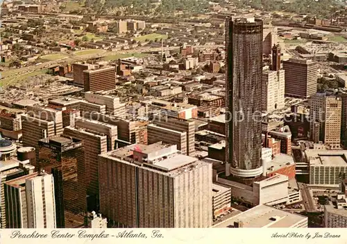 AK / Ansichtskarte Atlanta_Georgia Peachtree Center Complex Aerial View 