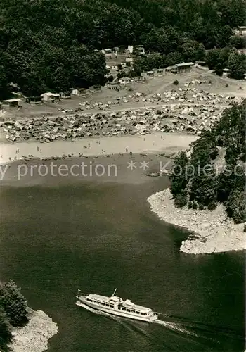 AK / Ansichtskarte Vranovska_Prehrada Zlate pisky Fliegeraufnahme Vranovska Prehrada