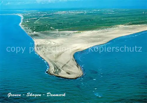 AK / Ansichtskarte Grenen_Skagen Fliegeraufnahme Grenen Skagen