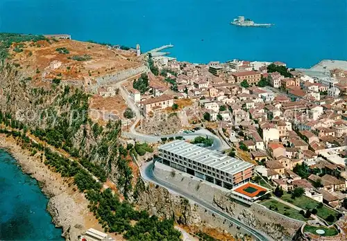 AK / Ansichtskarte Nauplia_Nauplion Stadtansicht und Bourtzi Fliegeraufnahme Nauplia Nauplion