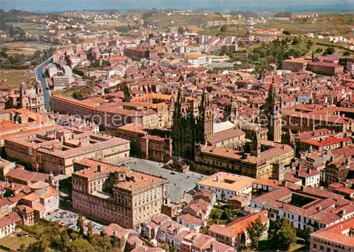 AK / Ansichtskarte Santiago_de_Compostela Fliegeraufnahme Santiago_de_Compostela