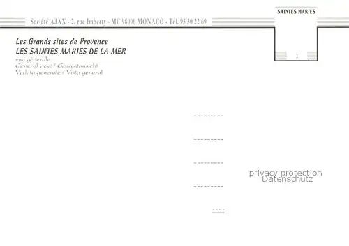 AK / Ansichtskarte Les_Saintes Maries de la Mer Vue aerienne Les