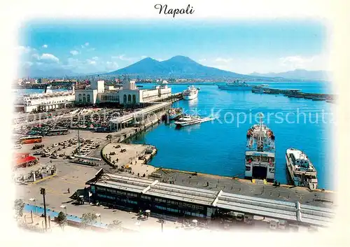 AK / Ansichtskarte Napoli_Neapel Molo Beverello e Stazione Marittima Napoli Neapel