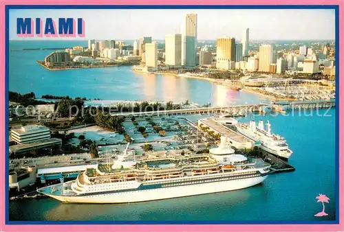 AK / Ansichtskarte Miami_Florida Miami Cruise Capitol of the world 