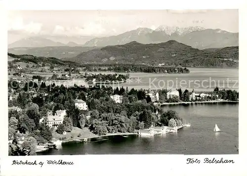 AK / Ansichtskarte Poertschach_Woerthersee Fliegeraufnahme Poertschach Woerthersee