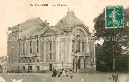 AK / Ansichtskarte Evreux Le Theatre Evreux