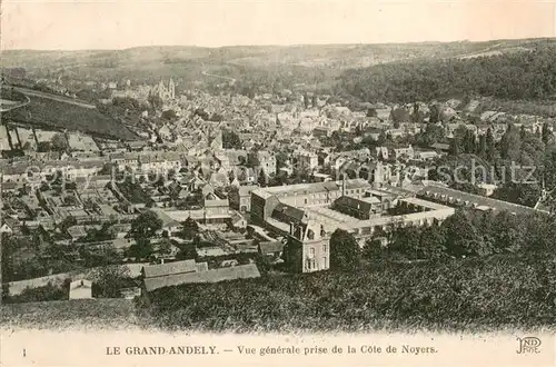 AK / Ansichtskarte Le_Grand_Andely Vue generale prise de la Cote de Noyers 