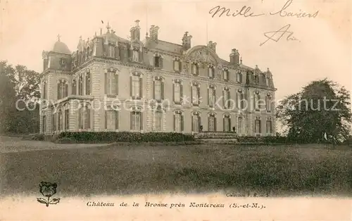 AK / Ansichtskarte La_Brosse Montceaux Chateau Schloss La_Brosse Montceaux