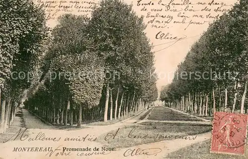 AK / Ansichtskarte Montereau Fault Yonne Promenade de Noue Montereau Fault Yonne