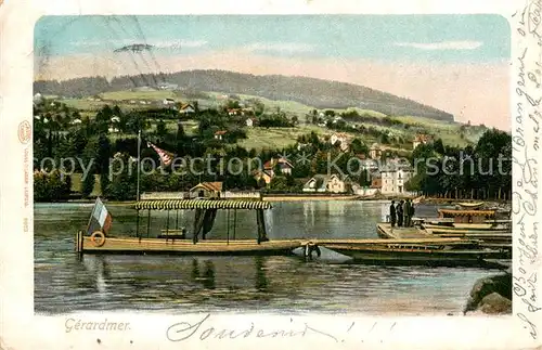 AK / Ansichtskarte Gerardmer_Vosges Aux bords du lac Gerardmer Vosges