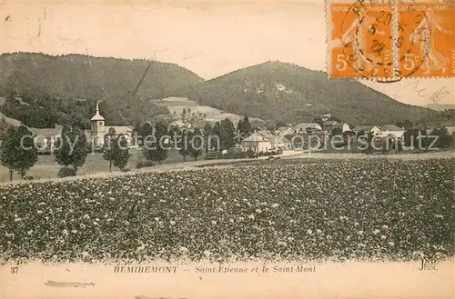 AK / Ansichtskarte Remiremont_Vosges Saint Etienne et le Saint Mont Remiremont Vosges
