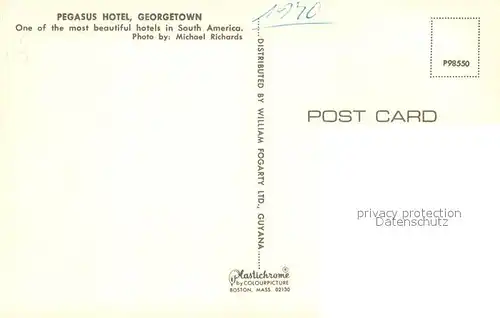 AK / Ansichtskarte Georgetown_California Pegasus Hotel Georgetown California