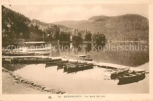 AK / Ansichtskarte Gerardmer_Vosges Au bord du lac Gerardmer Vosges