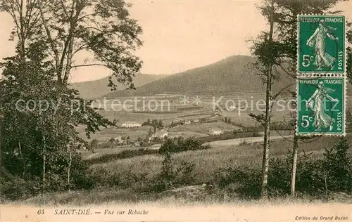 AK / Ansichtskarte Saint Die des Vosges Vue sur Robache Saint Die des Vosges