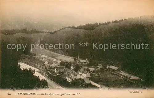 AK / Ansichtskarte Gerardmer_Vosges Kichompre vue generale Gerardmer Vosges