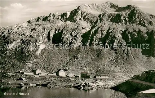 AK / Ansichtskarte Airolo Gotthard Hospiz Bergsee Alpen Airolo