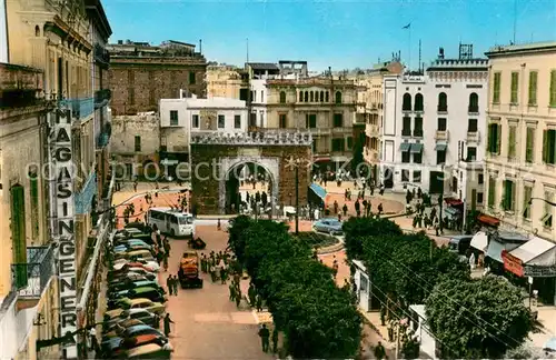 AK / Ansichtskarte Tunis Avenue de France Port de France Tunis